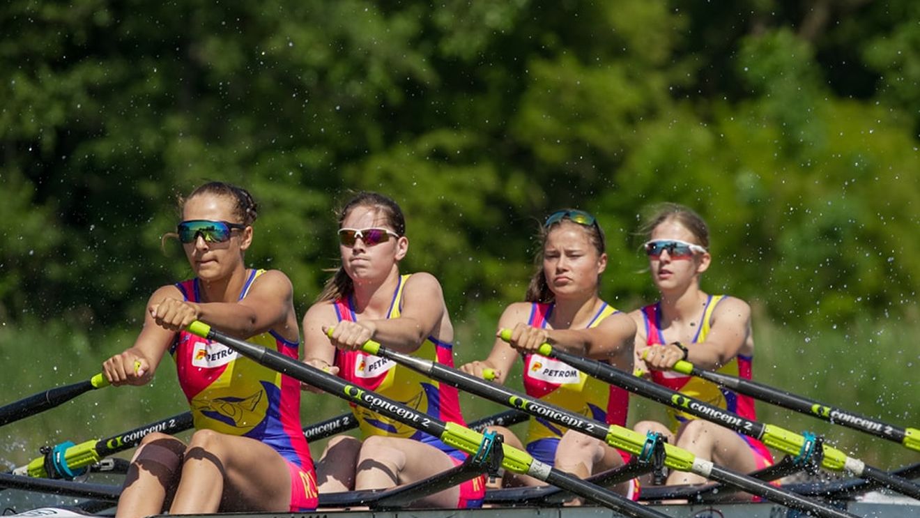 Sportivii români au obţinut şapte medalii de aur la Campionatul European de Canotaj pentru juniori, în Polonia