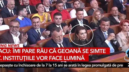 Ciolacu, despre Mihaela Neagu, ”regina contractelor cu statul”, care a stat în primul rând al dezbaterii, între Grindeanu și Stănescu: ”Nu o cunosc, nu a fost invitată / Șase persoane s-au dus să îi spună să nu mai stea acolo, nu a vrut / Sorin, Olguța m-au întrebat cine e”