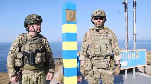 Ucraina a instalat un nou post de frontieră pe Insula Șerpilor