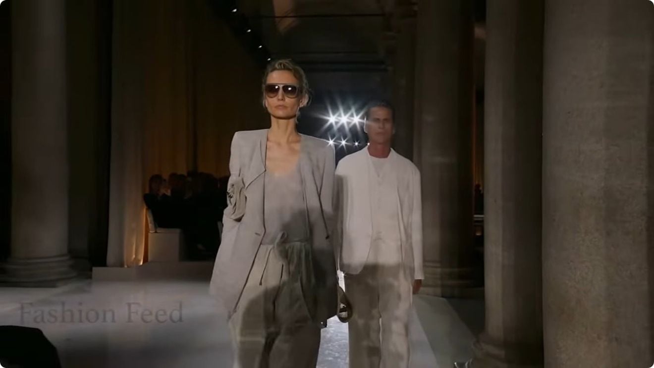 VIDEO Ultima colecție a lui Giorgio Armani prezentată la Milano Fashion Week / Cum arată colecția de primăvară - vară 2026