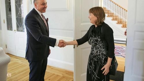 Ambasadorul României în SUA: Am avut o primă întâlnire cu noua ambasadoare a SUA în România, Kathleen Kavalec, care urmează să ajungă la începutul lunii următoare în Bucureşti