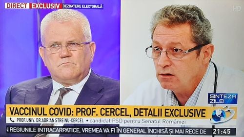 Adrian Streinu Cercel: Cei care critică vaccinul ar trebui să tacă din gură! Sau dacă nu tac din gură, să își asume morții/ Medicii care se opun vaccinării ar trebui să își piardă licența