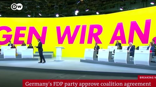 VIDEO Germania: Partidul Liberal Democrat (FDP) a aprobat printr-un vot covârşitor acordul de coaliţie guvernamentală, încheiat cu Partidul Social Democrat (SPD)