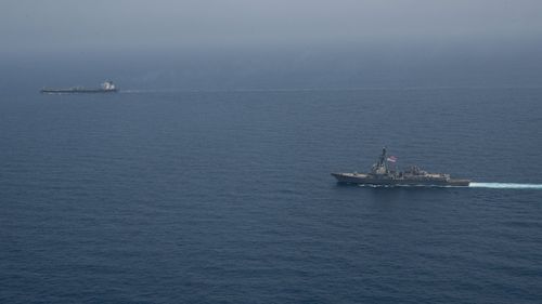 Navă comercială interceptată de Marina SUA în Marea Arabiei: "37 de nave au fost redirecționate de la începutul blocadei"