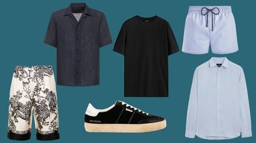 Ce trebuie să aibă bărbații neinspirați în garderobă pentru sezonul estival / De la short de baie la 70 de lei la short de mătase de 4600 de lei, depinde cât te ține buzunarul