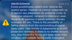 UPDATE Mesaj RO-Alert pentru zona de nord a județului Tulcea / Locuitorii sunt avertizați că este posibil să cadă obiecte din spațiul aerian / Două aeronave Eurofighter Typhoon ale Forţelor Aeriene Germane au fost ridicate din Baza 57 Aeriană 'Mihail Kogălniceanu'
