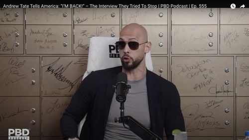 Andrew Tate, declarații din SUA: Nu fug de nimeni și nu mi-e frică. Mă întorc în martie în România. Trump e boss. Mi-a plăcut ce a spus despre mine și fratele meu