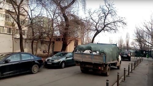 VIDEO Primarii Ciprian Ciucu și Popescu Piedone anunță confiscarea primelor maşini pentru transport ilegal de deşeuri provenite din construcţii