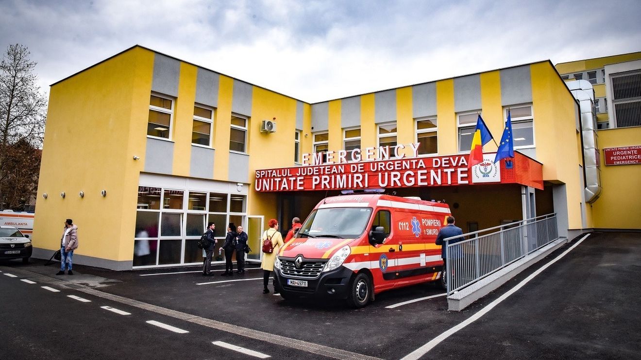 Spitalul Judeţean Deva are o nouă Unitate de Primiri Urgenţe. Investiția, finanțată din fonduri europene și cu cofinanțare de la Consiliul Județean / Starea pacienţilor poate fi monitorizată şi de aparţinători