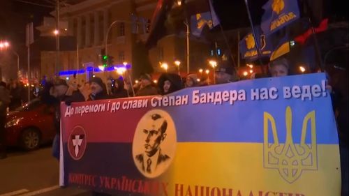 Rusia profită de un marș al naționaliștilor la Kiev pentru intensificarea propagandei anti-ucrainene