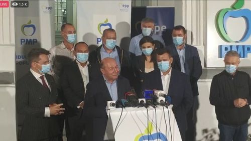 Băsescu: Mă bucur ca azi nu-i pornit corul că din cauza lui Băsescu a pierdut Nicușor/ Avem primar general, avem PMP cel mai mare partid dintre partidele mici