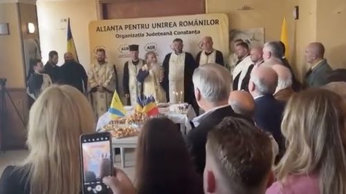 VIDEO Ziua de Constanța: ÎPS Teodosie, mesaje electorale și slujbă la sediul AUR / ”Nu se pune problema să nu avem culori politice, ci să avem iubire de Dumnezeu”