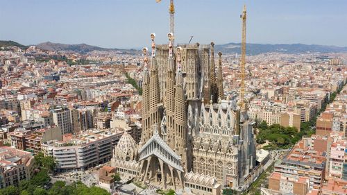 Ecologiștii au stropit cu vopsea roşie faţada Sagrada Familia