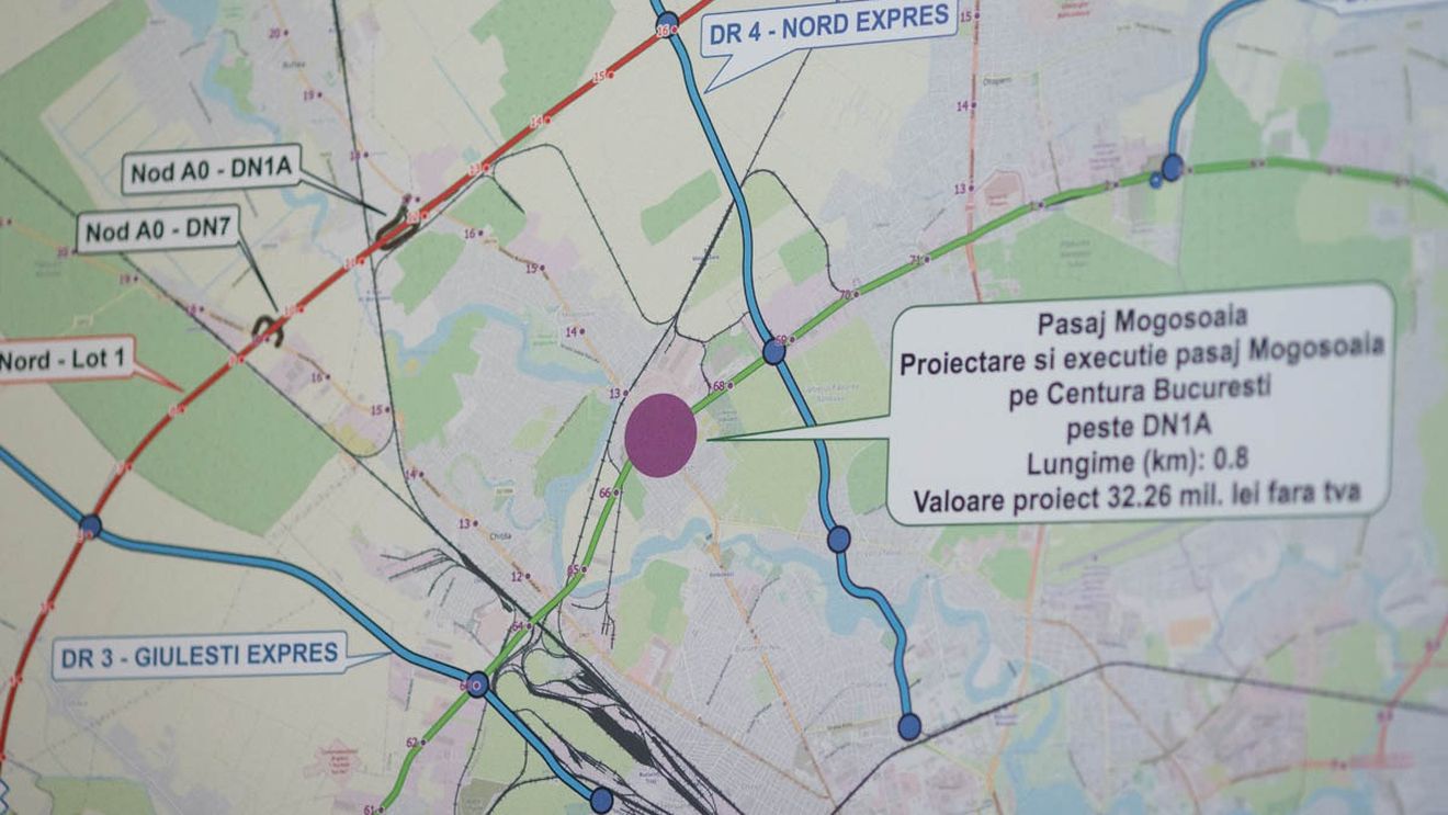 Secretar de stat: 10 drumuri radiale pe o lungime de peste 96 de km și 33 de noduri rutiere vor lega artere importante din București și Centura Capitalei cu Autostrada de centură