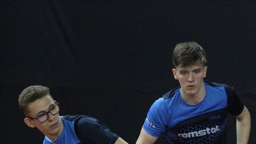 România a obținut medalii de bronz la dublu masculin, la Campionatul European U21