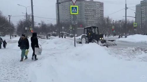 VIDEO ”Apocalipsă de zăpadă” la Moscova: Cea mai abundentă ninsoare din ultimul secol, anunță televiziunea publică rusă
