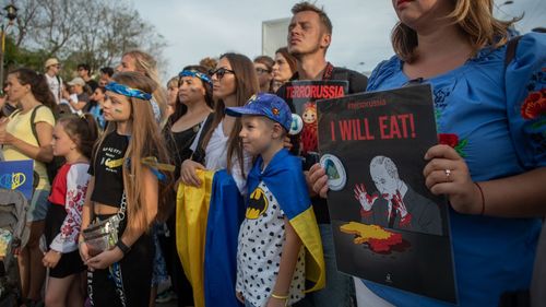 Protest pe 23 februarie în fața ambasadei Ucrainei din Capitală / Susținătorii Ucrainei vor comemora 11 ani de la începerea agresiunii ruse și trei ani de la invazia la scară largă a țării vecine / „Astăzi, Ucraina este o fortăreață de neclintit, care apără lumea de rău”