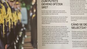 SRI caută viitori angajați în sediul Facultății de Litere de la Universitatea din București. Mai mulți studenți au primit broșuri cu mesajul „căutăm continuu ofițeri (…) suntem interesați în a selecta psihologi, lingviști, juriști, personal medical, personal logistic, financiar“ – FOTO