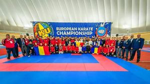 România, locul doi în clasamentul pe naţiuni la Campionatul European de karate IKU/ 24 medalii de aur, 22 de argint şi 40 de bronz pentru sportivii români