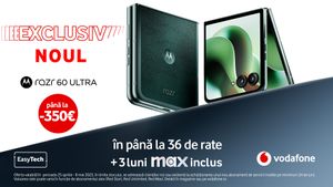 Motorola Razr 60 Ultra și Edge 60 Pro, lansate în România exclusiv cu Vodafone EasyTech