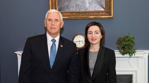 Maia Sandu, întâlnire în SUA cu vicepreședintele Mike Pence: Susținere pentru reforma anti-corupție și pentru numirea unui procuror general independent