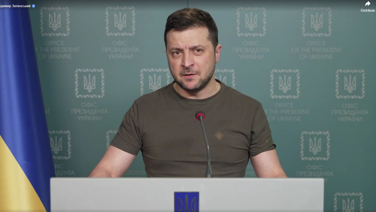 Zelenski se va adresa miercuri, online, Congresului SUA