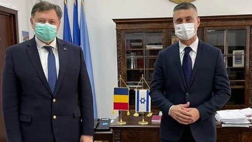 Alexandru Rafila s-a întâlnit cu David Saranga pentru a discuta despre gestionarea pandemiei COVID-19/ Ministrul Sănătății și ambasadorul Israelului au vorbit și despre acordarea asistenței medicale pentru copii