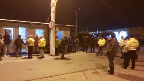Protest spontan al șoferilor troleibuzelor din Timișoara, pentru neplata salariilor