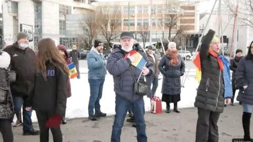 Trei sancţiuni date de jandarmi în urma protestului anti-restricţii organizat la Braşov