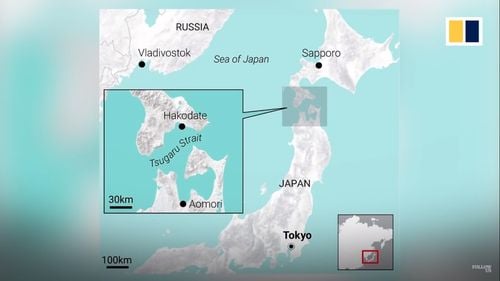 Un grup de 10 nave militare din China şi Rusia au navigat prin strâmtoarea Japoniei. Nu a existat nicio încălcare a apelor teritoriale