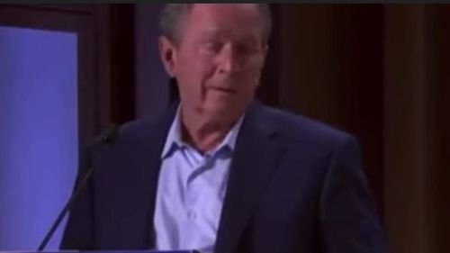 VIDEO George W. Bush, o nouă gafă: "O invazie total nejustificată a Irakului ... adică a Ucrainei”