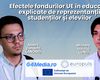Efectele fondurilor UE în educație, explicate de reprezentanții studenților și elevilor: “Aceste efecte se resimt, chiar dacă ei nu conștientizează, în viața lor de zi cu zi”