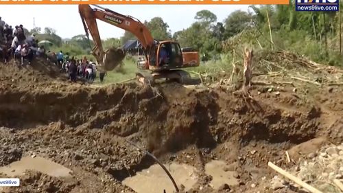25 de persoane, blocate în subteran după prăbuşirea unei mine de aur în Columbia