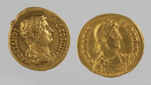 Două monede romane de aur, cumpărate de Ministerul Culturii și donate Muzeului Național de Istorie