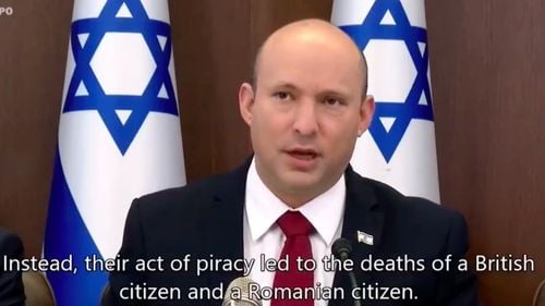 VIDEO Premierul Israelului, Naftali Bennett, a transmis condoleanțe României după ce un român a fost ucis pe petrolierul „Mercer Street”