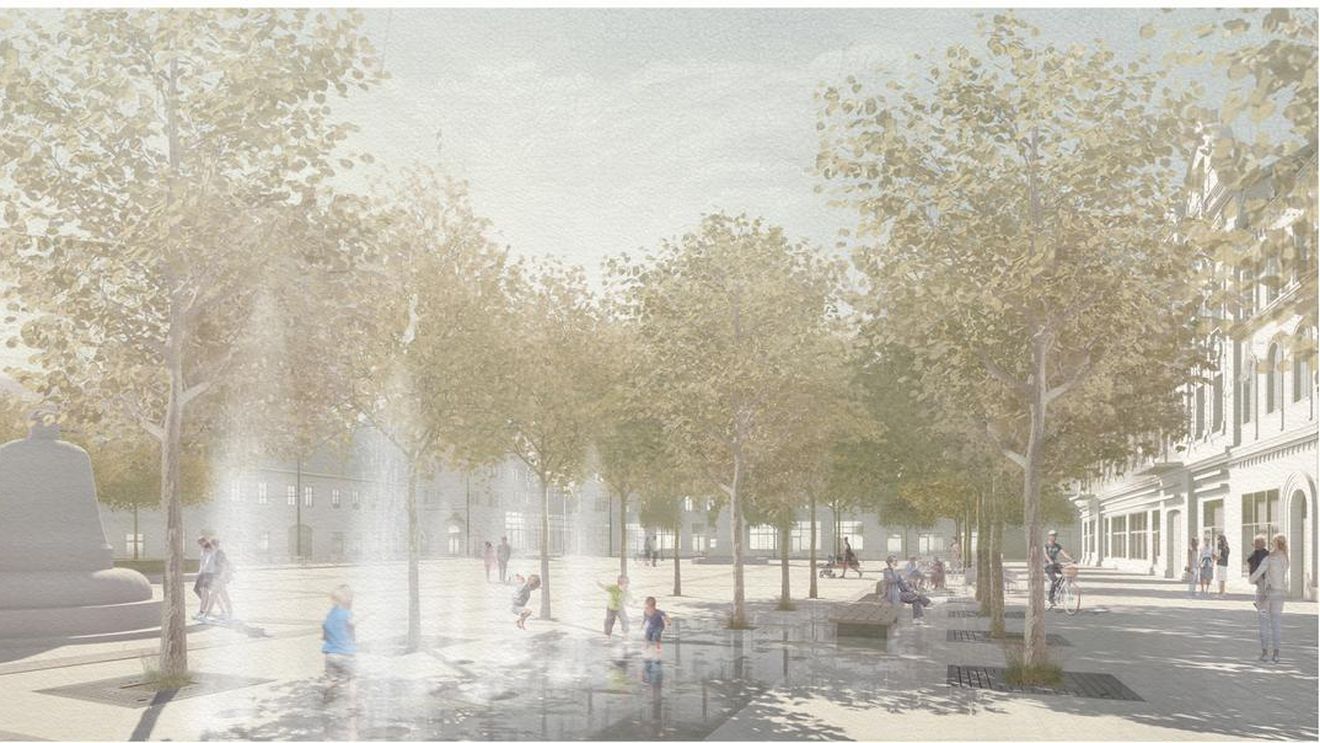 Au început lucrările de regenerare urbană pe şase hectare de spaţiu public, în Piața Traian din Timişoara