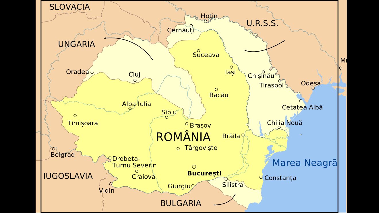 Care a fost evoluția statutului teritoriilor din cuprinsul României Mari aflate la ora actuală în componența Ucrainei/TIMELINE