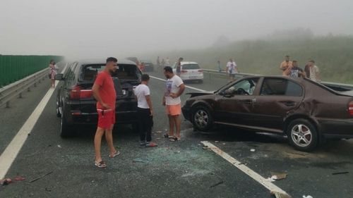 Raed Arafat, despre accidentele de pe Autostrada Soarelui: Peste 40 de mașini și 14 victime/ Pleacă un elicopter SMURD de la Galați, până acum nu a permis ceața