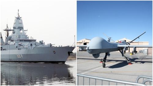 Rachetele lansate de fregata germană Hessen, care nu au reușit să doboare o dronă MQ-9 Reaper a SUA, sunt de producție americană / Nava germană a atacat accidental drona aliată