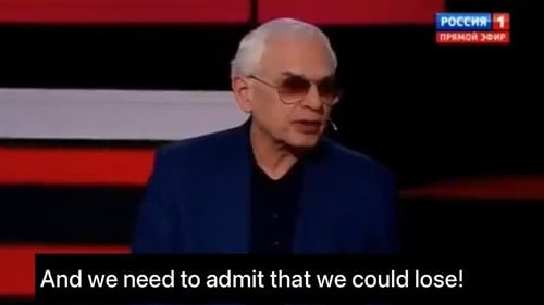 VIDEO 'Trebuie să recunoaștem că am putea pierde. Zelenski este periculos, nu este prost ', afirmă un celebru regizor rus, la televiziunea de stat