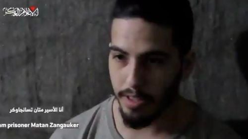 Video cu un ostatic israelian, transmis de aripa armată a Hamas  / Matan Zangauker, în vârstă de 24 de ani, a fost răpit de acasă