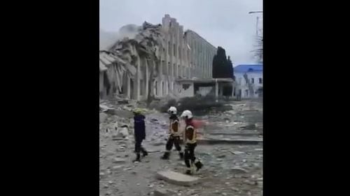 VIDEO O școală a fost distrusă de o rachetă rusească în Jytomyr / Primar: Atacatorii ruși nu se dau înapoi de la nimic
