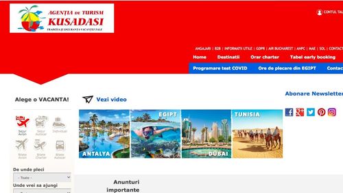 În plin sezon estival, una dintre cele mai mari și vechi agenții de turism a cerut falimentul / Ministerul Economiei a deschis o acțiune de control la Kusadasi, companie cu 500 de pachete de călătorie în derulare