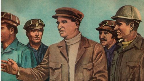 SPECIAL Poveștile artistului Valentin Tănase, omul care spune că i-a strecurat pe The Beatles în România: Am făcut o ilustraţie în care Ceauşescu inaugurează hidrocentrala de la Porţile de Fier. Exact în spatele lui l-am pus pe Ringo Starr cu o cască dintre acelea de şantier pe cap