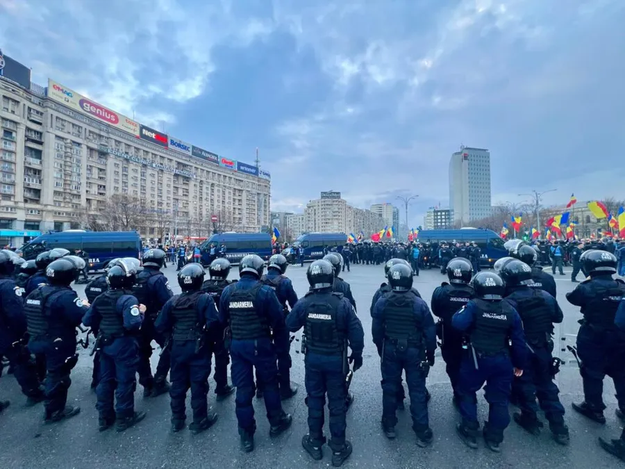 Protest pro-Georgescu