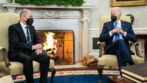 VIDEO Întâlnire Biden-Scholz: Președintele american, ferm în privința Nord Stream 2/ Cancelarul german, declarații evazive despre gazul rusesc