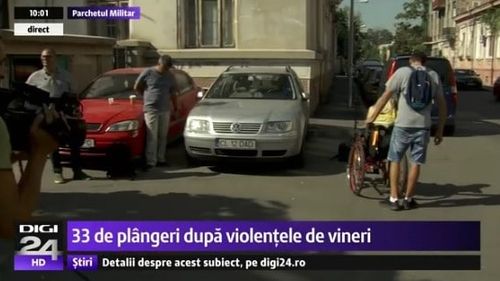 Femeia în scaun cu rotile îndepărtată cu brutalitate de jandarmi la protestul de vineri, prezentă luni dimineața la Parchetul Militar