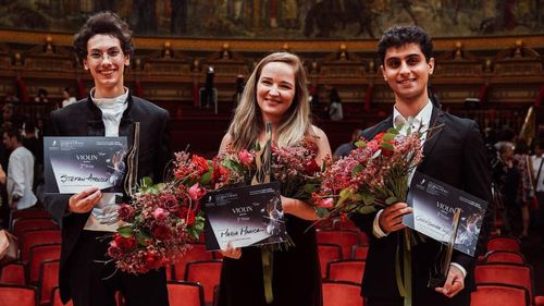 Violonista Maria Marica a câştigat finala Concursului Internaţional "George Enescu" 2022, secţiunea vioară