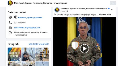 Armata transmite mesaje de liniștire a populației, pe rețelele de socializare / „În apărare, curajul nu înseamnă să apeși pe trăgaci”/„Siguranța cetățenilor este prioritatea noastră”