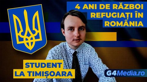 VIDEO 4 ani de război / Ivan Zaitsev, refugiat din Odesa, student la Timișoara: „Planul meu este să obțin cetățenia română” - episodul 5